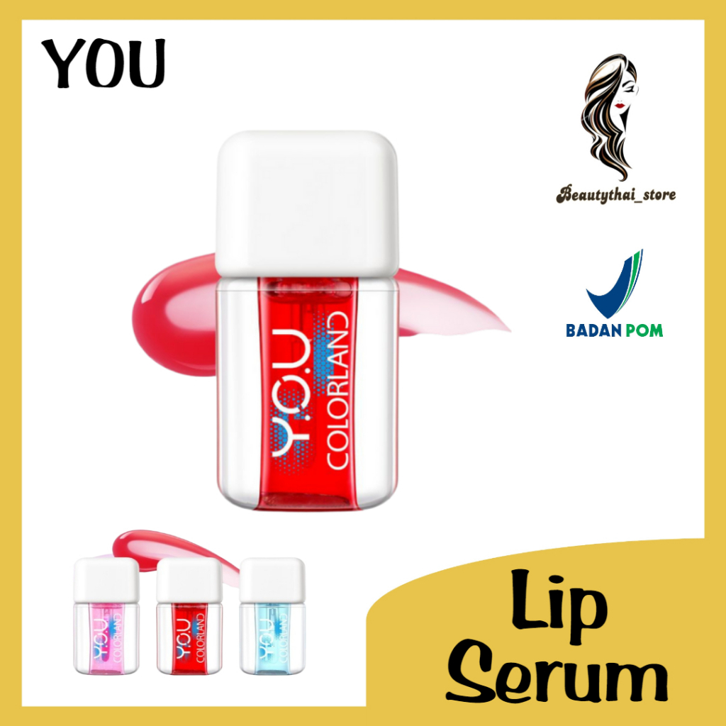 Jual YOU Colorland Icy Glow Lip Serum Serum Bibir Vitamin E Lip