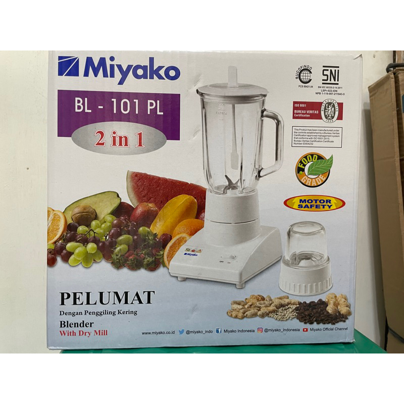 Jual Blender Miyako 2in1 BL101pl (plastik) | Shopee Indonesia