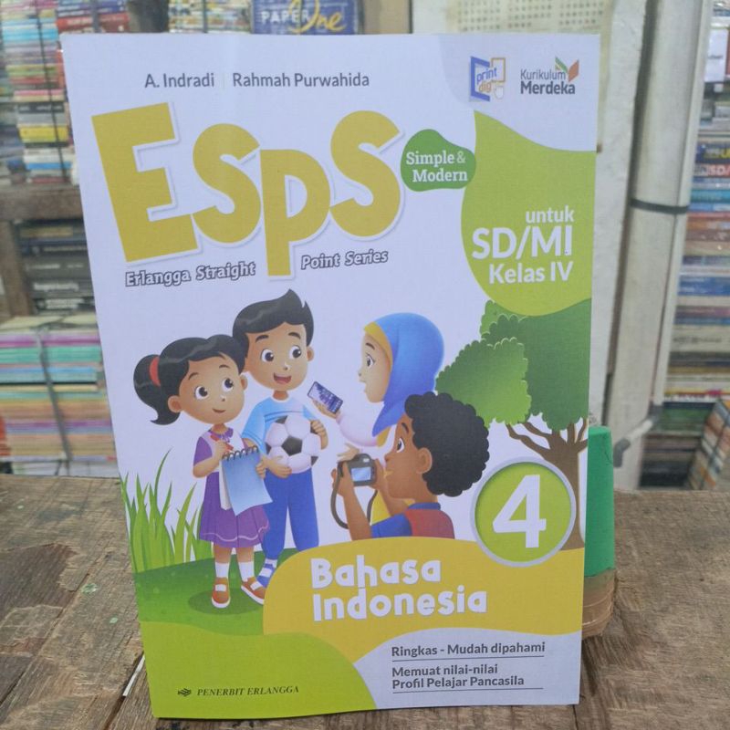 Jual Esps Bahasa Indonesia Untuk Sd And Mi Kelas 4 Kurikulum Merdeka Erlangga Shopee Indonesia 6794