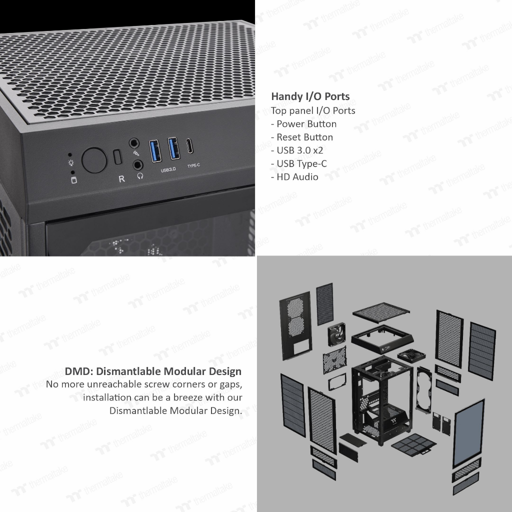 Jual Casing PC The Tower 200 Mini Chassis CA-1X9-00S1WN-00 | Shopee ...