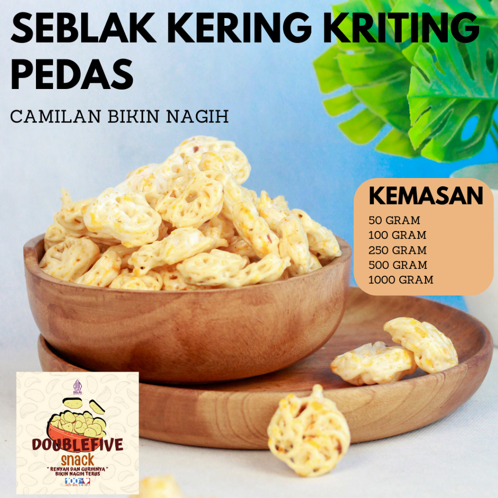 Jual Seblak Kering Pedas 250 Gram Kerupuk Seblak Jablai Seblak Mangkak