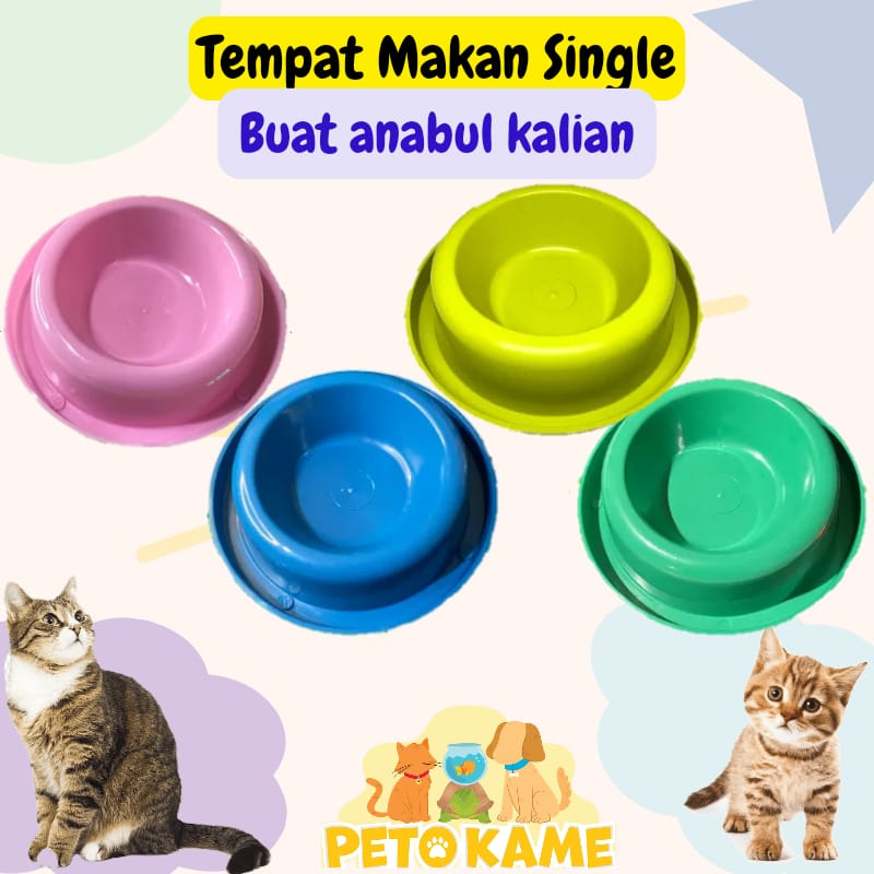 Jual Tempat Makan Kucing SINGLE Anti Semut | Mangkok Minum Anjing ...