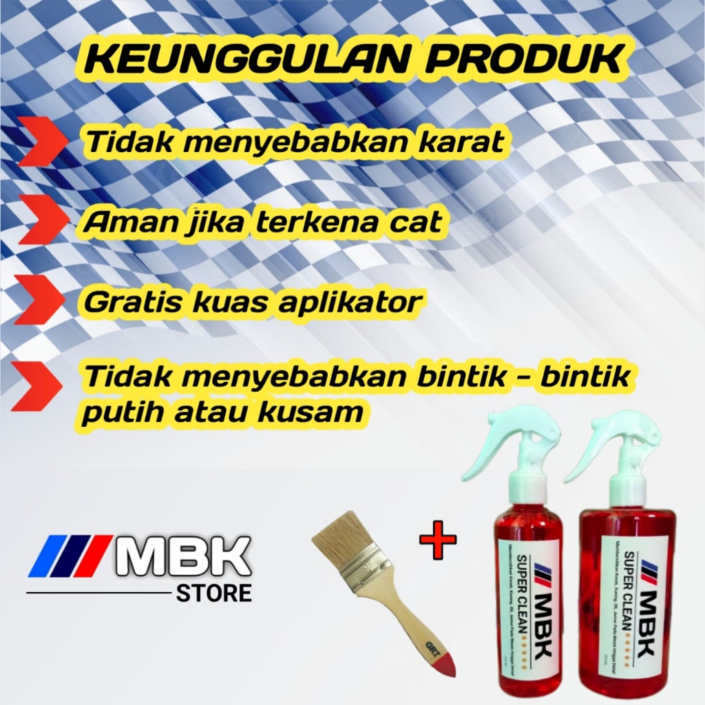 Jual Paket 500 ML Pembersih Kerak Mesin dan Pengkilap Body Kendaraan ...