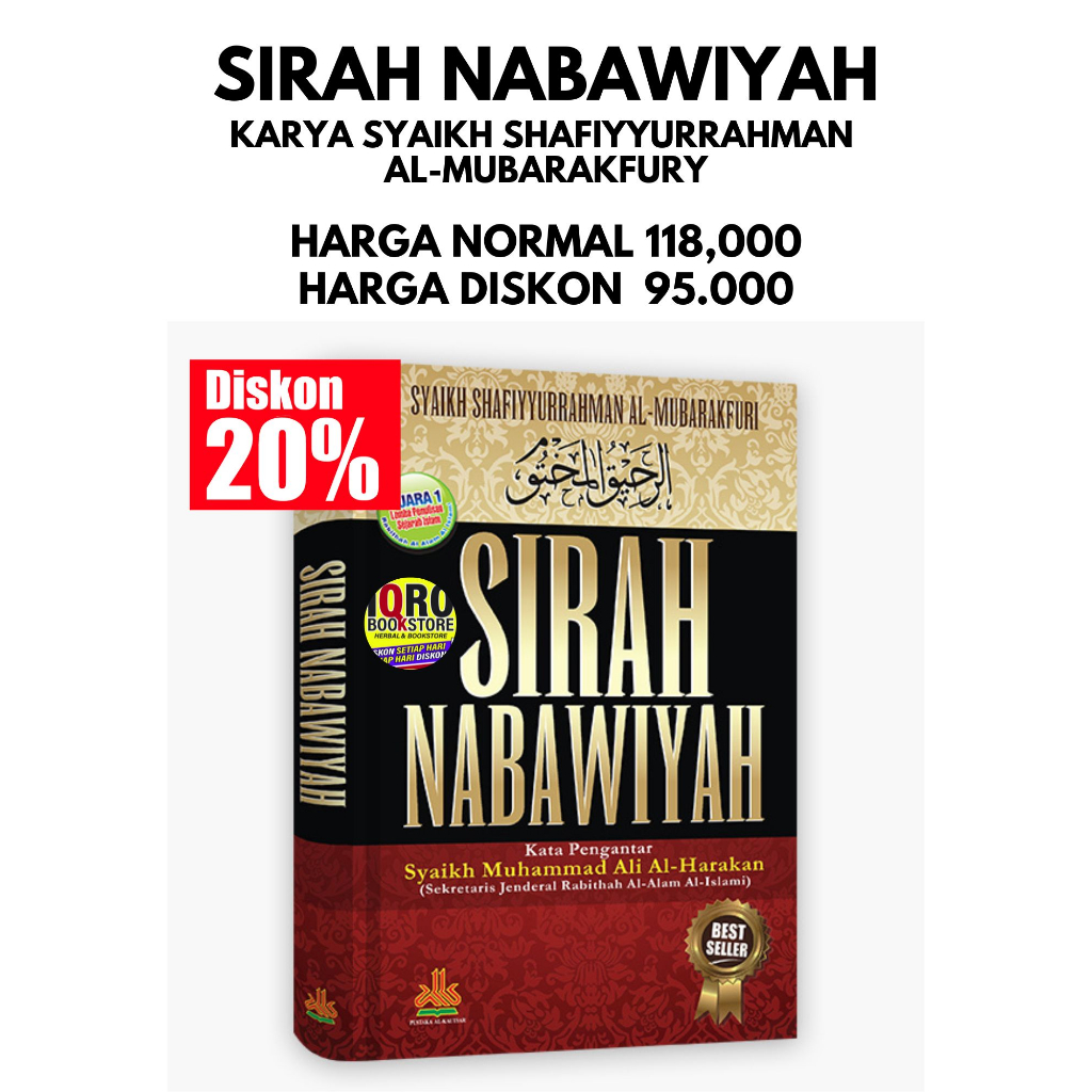 Jual Sirah Nabawiyah Karya Syaikh Shafiyyurrahman Al Mubarakfury