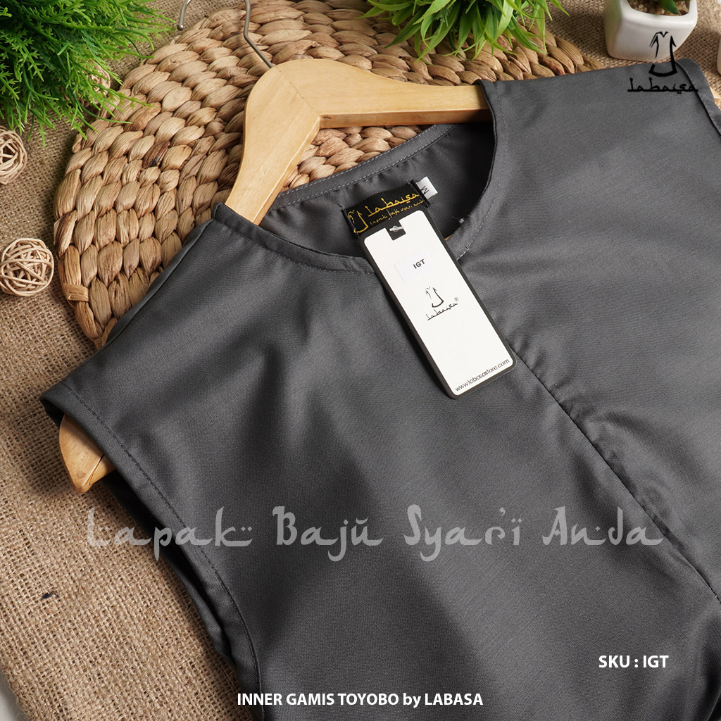 Jual Inner Gamis Tanpa Lengan Polos Toyobo Sarah Series | Inner Dress ...