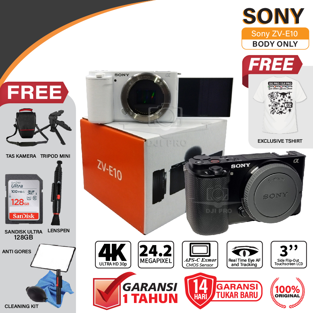 Jual Sony Zv E Body Only Mirrorless Camera Zve Zve Bodi Shopee Indonesia