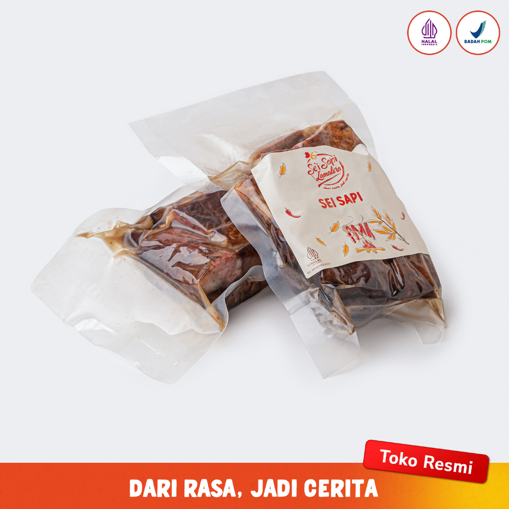Jual Sei Sapi 500gr | Daging Sapi Asap | Sei Sapi Lamalera | Halal ...