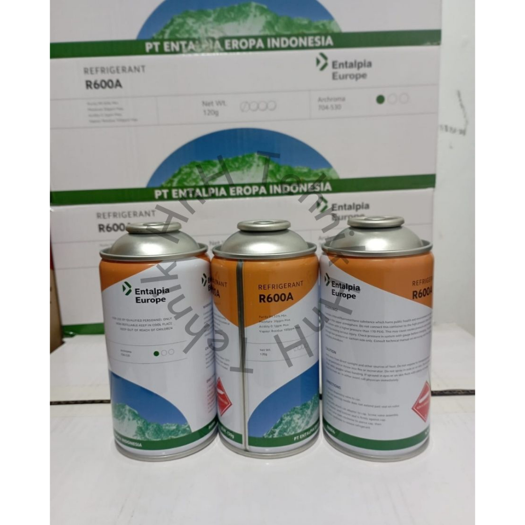 Jual Refrigerant R600 Entalpia Preon Kaleng R600A (120g) | Shopee Indonesia
