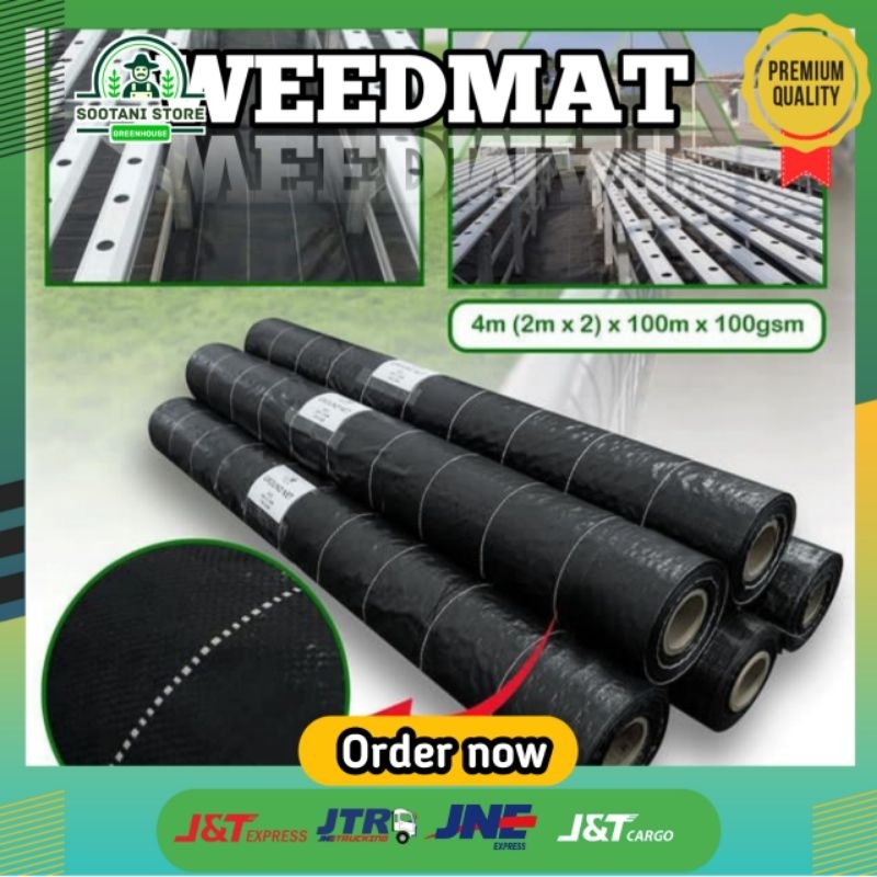 Jual Weedmat 4 x 100 meter Weedmat control Weedmat 4 meter Shopee