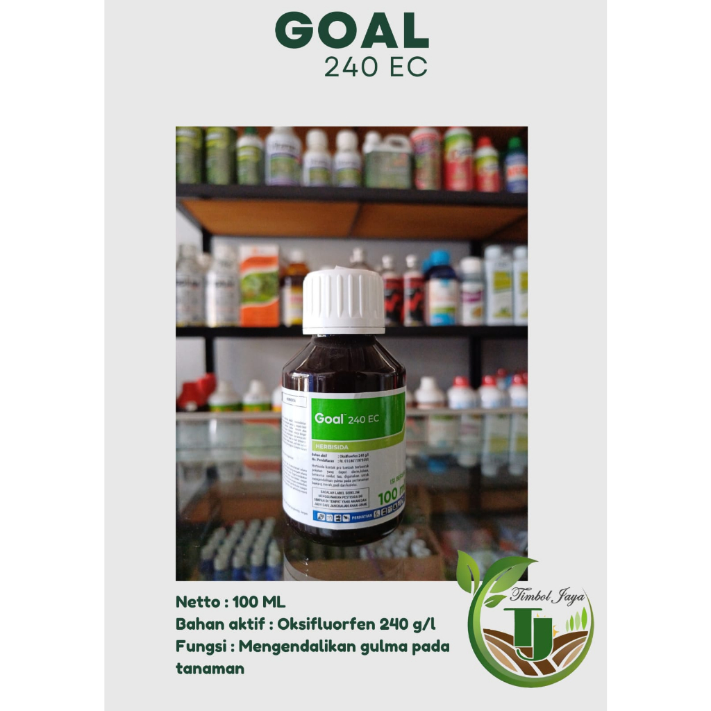 Jual GOAL 240EC 100ML HERBISIDA PRA TUMBUH | Shopee Indonesia