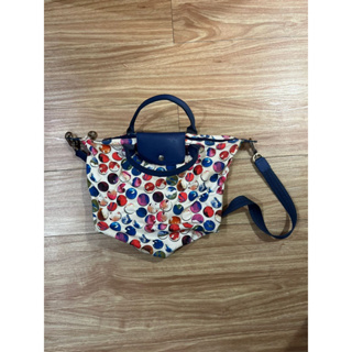 LIMITED LONGCHAMP Le Pliage Neo Small Fantasie Multicolor Polkadot