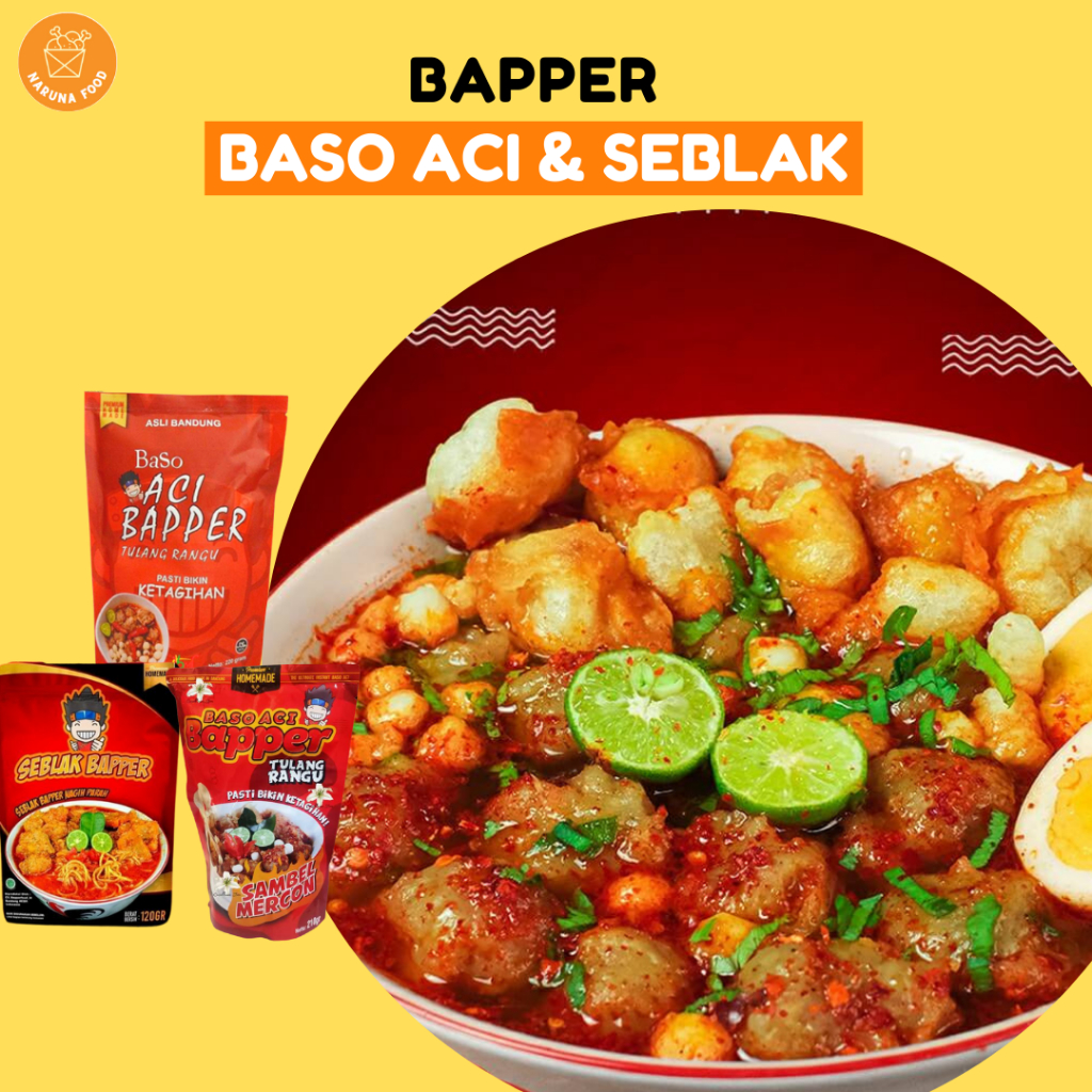 Jual Promo Baso Aci Bapper Tulang Rangu Boci Baper Bakso Aci Bapper