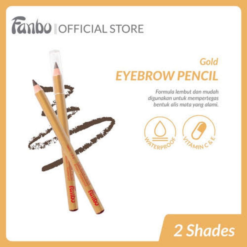 Jual FANBO FANTASTIC / GOLD EYE BROW PENCIL | Shopee Indonesia