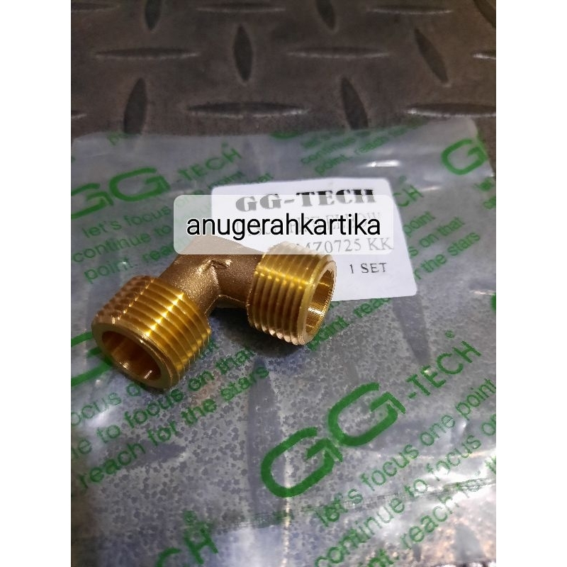 Jual Disch Pipe Elbow Compresor Knee Drat Pipa Kompresor 3/4HP 1HP Oil ...