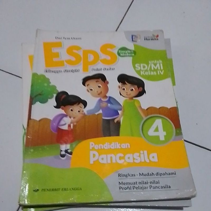 Jual ESPS IPAS & ESPS B INDONESIA,PPKN SD KLS 4 KURIKULUM MERDEKA ...