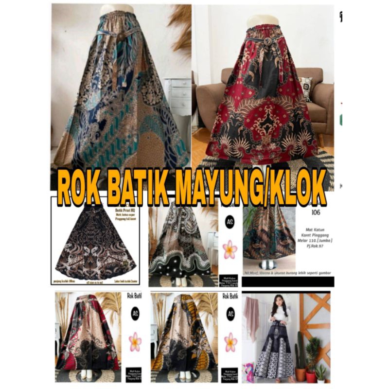 Jual Rok Batik Terbaru Payung Katun Premiumrok Batik Klokbawahan Batik Terkini Langsung 6685