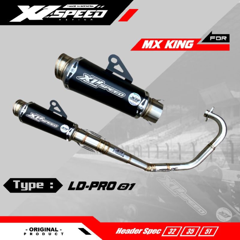 Jual Kenalpot MX king Fullsystem type Knalpot Roadrace By X1 Speed ...