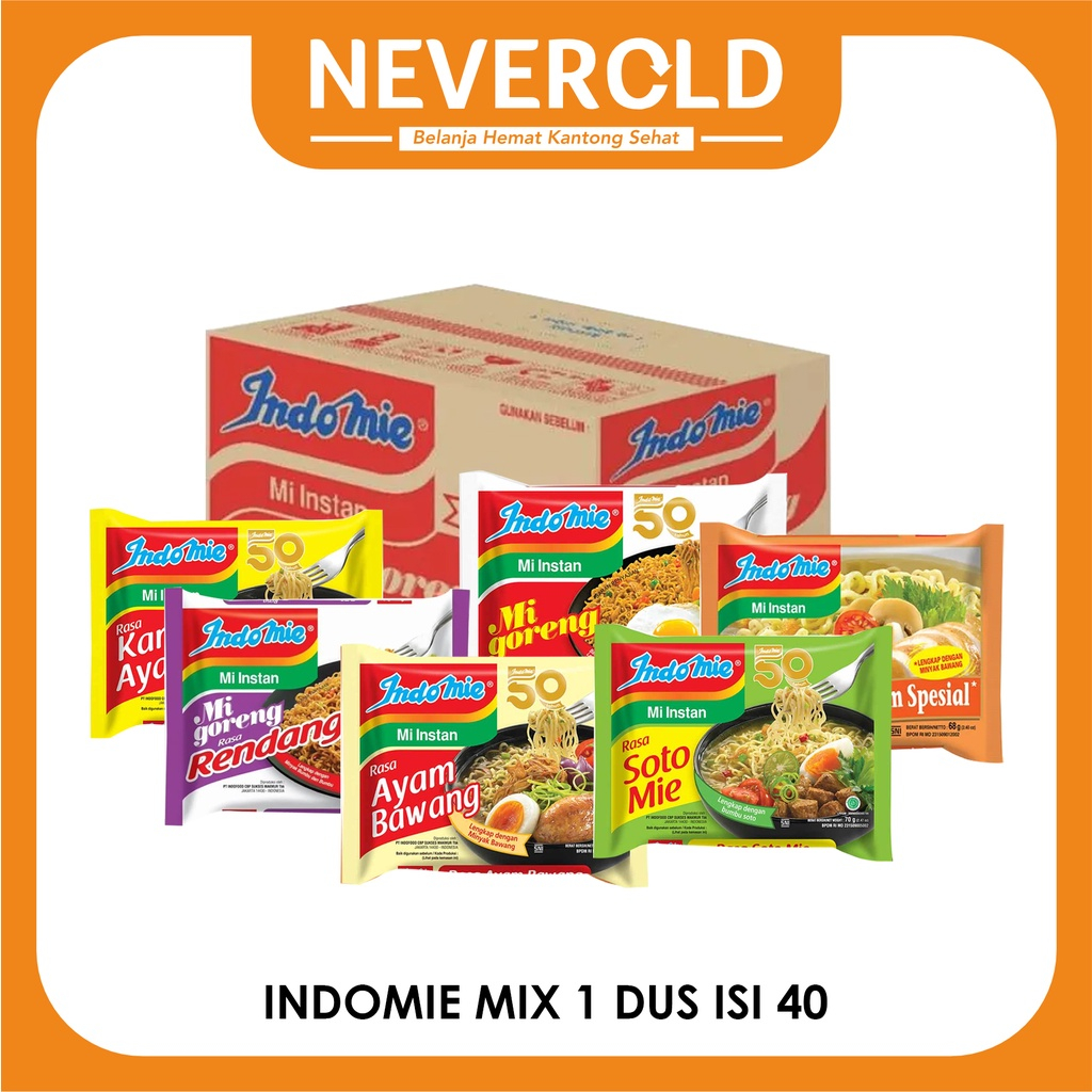 Jual Indomie 1 Dus ISI 40 Pcs (PILIH VARIAN) | Shopee Indonesia