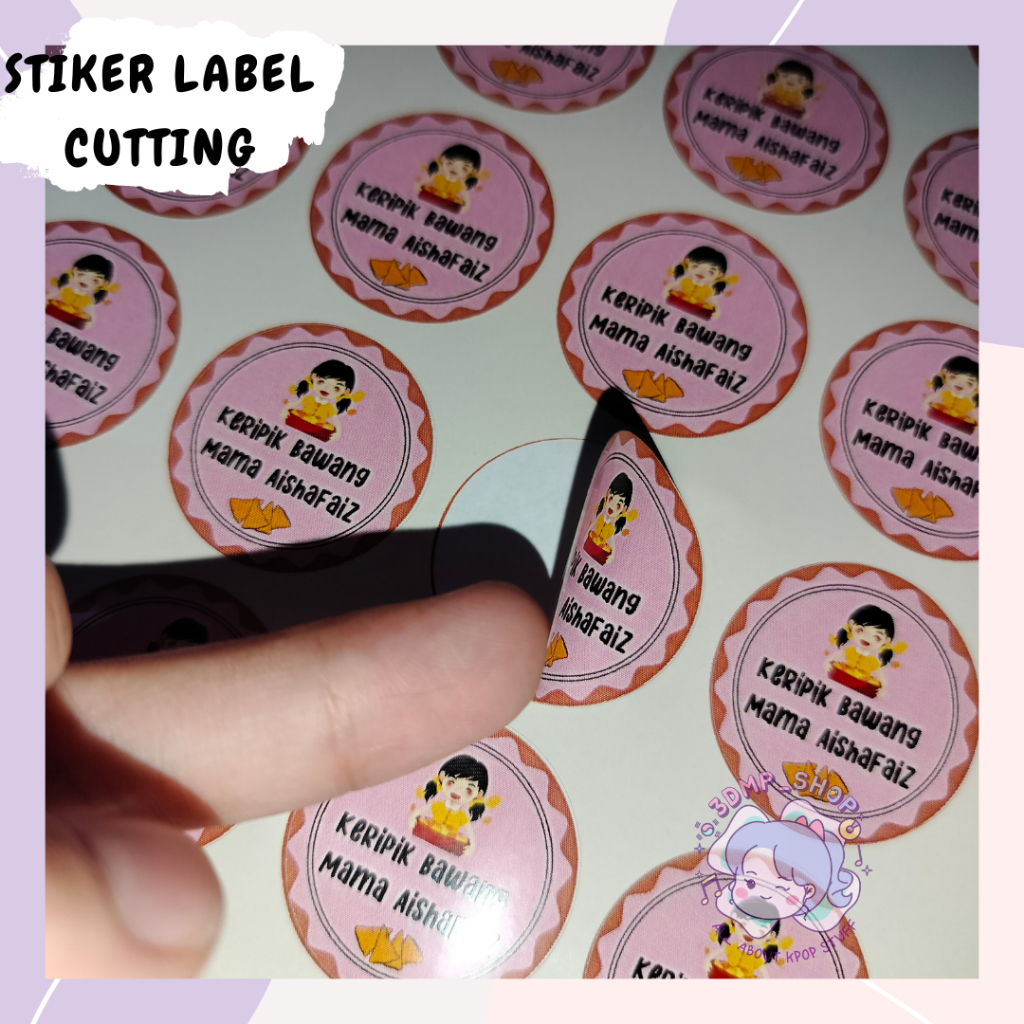 Jual [ORDER SESUAI JUMLAH KELIPATAN MINIMAL] CETAK STIKER CUTTING CROMO ...