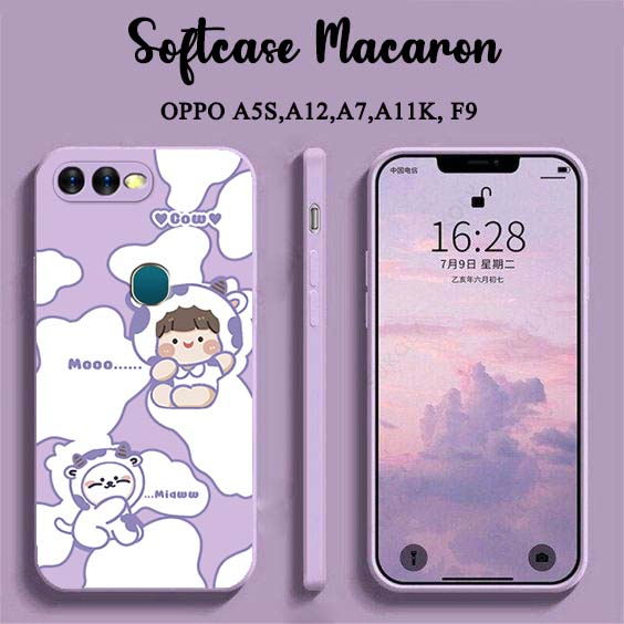 Jual Softcase Macaron Motif Sapi Uv For Oppo A S A A A K F Realme Realme Pro Case