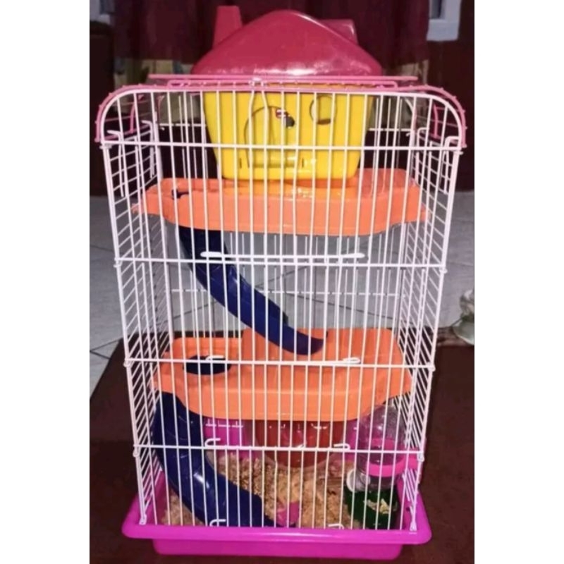 Jual Rumah Kandang Tingkat Tiga Hamster | Kandang Tingkat Hamster ...