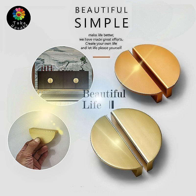 Jual Berkualitas Tinggi Round Pull Handle/Tarikan Laci/handle setengah ...