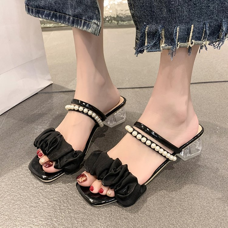 Jual DEVOUE #009 - Sandal Wedges Kekinian Fashion Wanita Premium ...