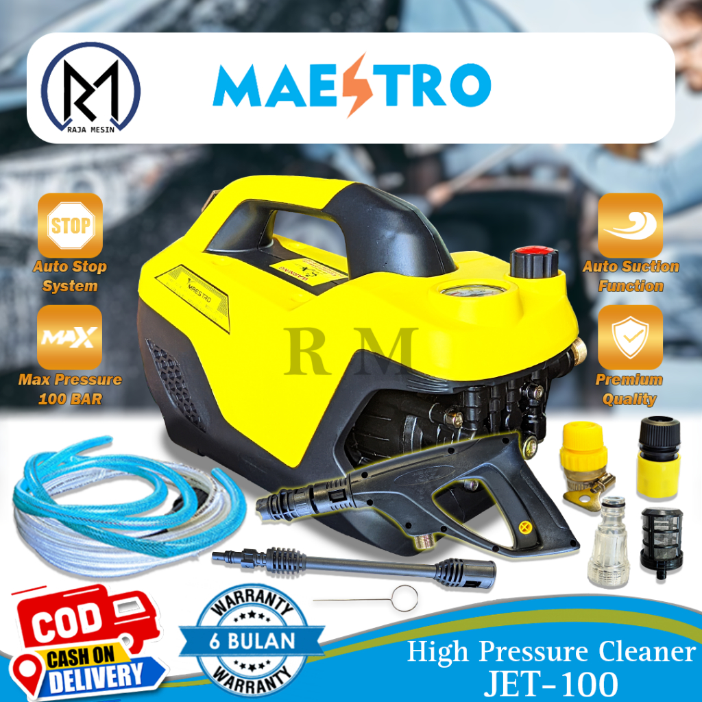 Jual Mesin Steam Cuci Motor Mobil High Pressure Cleaner Maestro Jet W Matrix Jet