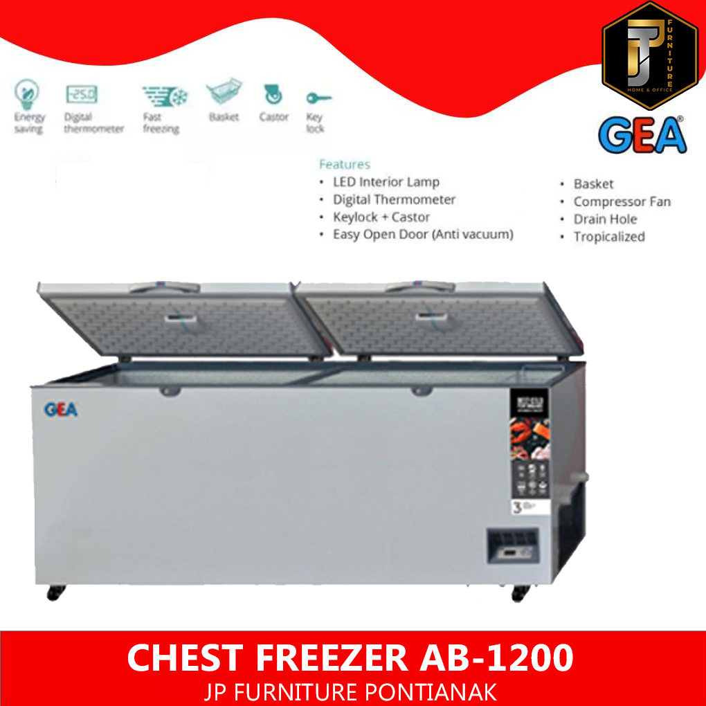 Jual Lemari Pembeku/Freezer Box/ Chest Freezer GEA Digital Murah ...