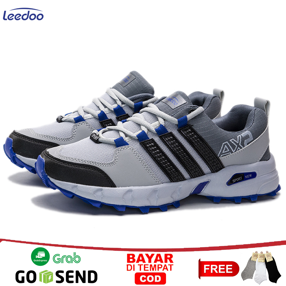 Jual Leedoo Sepatu Pria Safety Sepatu Gunung Pria Casual Hiking