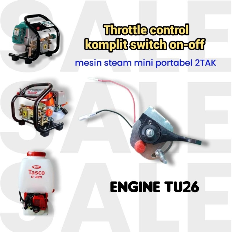 Jual Switch Set Throttle control gagang gas komplit on off mesin ...