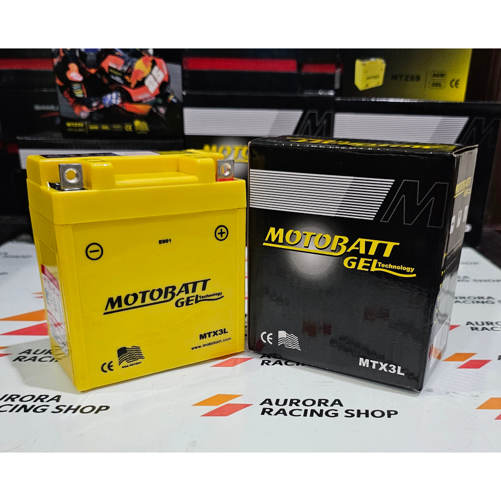 Jual AKI MOTOR HONDA WIN MOTOBATT MTX3L- 12V3AH | Shopee Indonesia