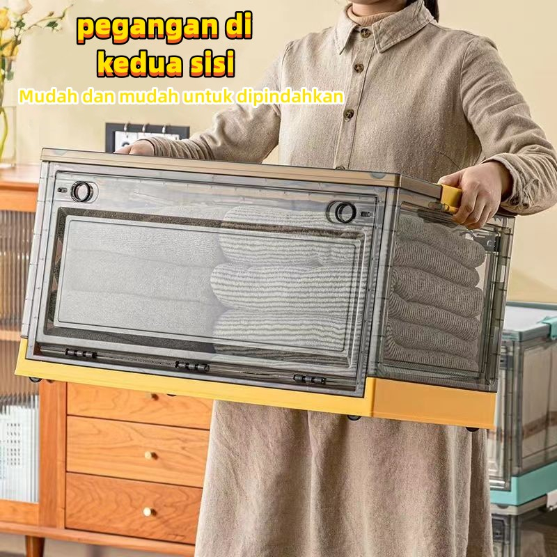 Jual Plastik dapat dilipat organizer box Kotak Penyimpanan Transparan ...