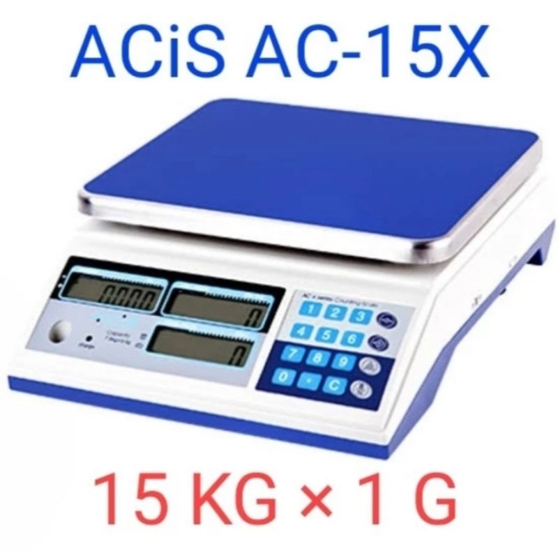 Jual ACIS TIMBANGAN AC 15X DIGITAL COUNTING SCALE 15 KG X 1GR TIMBANGAN ...