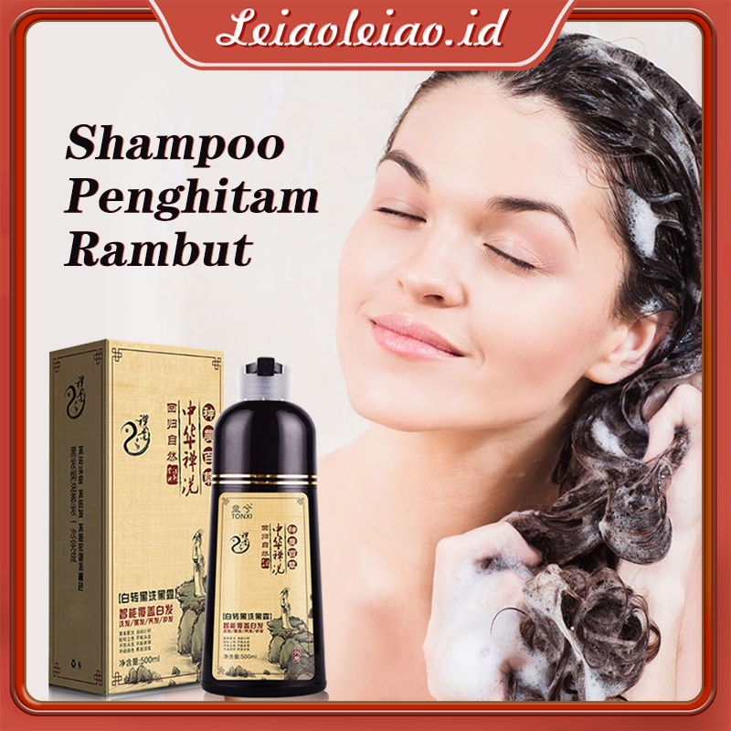 Jual Shampoo Penghitam Rambut Alami/Pewarna Rambut/Semir Hitam/shampo