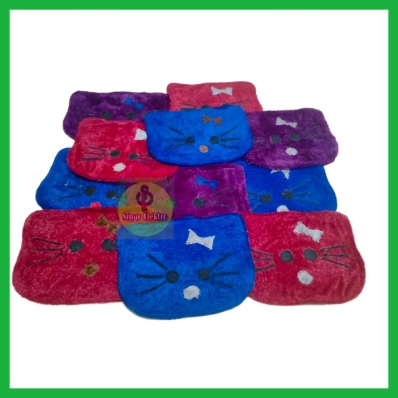 Jual keset bulu Hello Kitty/keset karakter/keset kaki | Shopee Indonesia