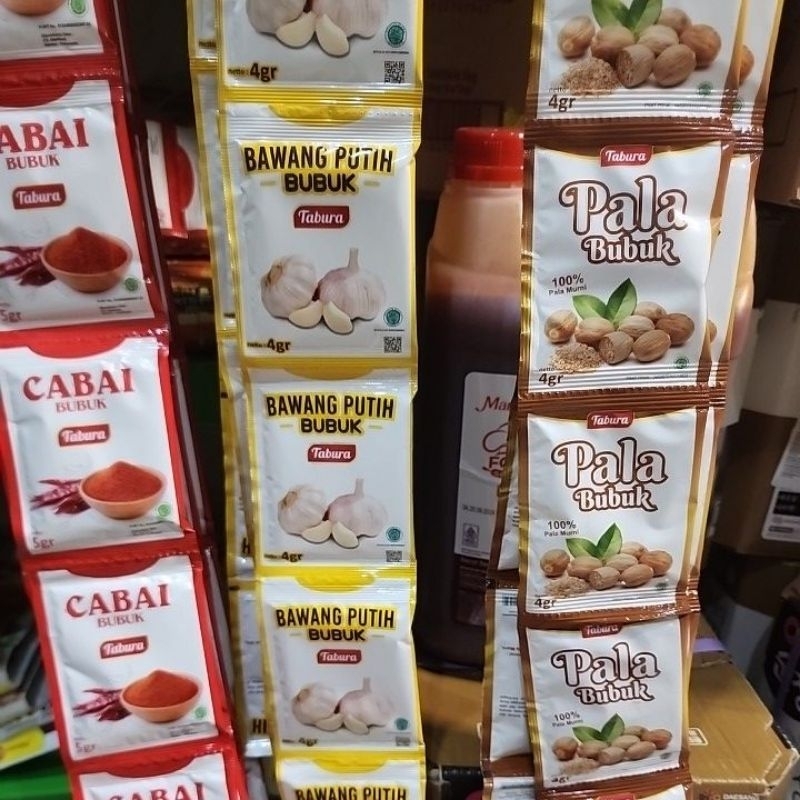 Jual Tabura Burisa Bubuk Bawang Putih Cabai Pala Bawang Merah | Shopee ...