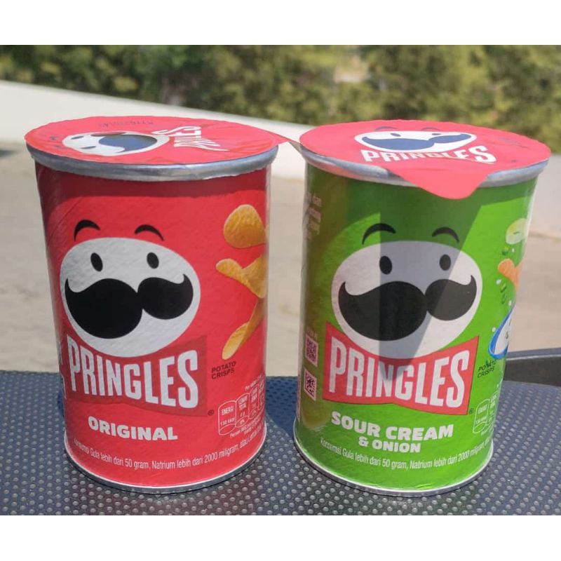 Jual Pringles Mini Rasa Original Dan Sour Crean Onion Shopee Indonesia