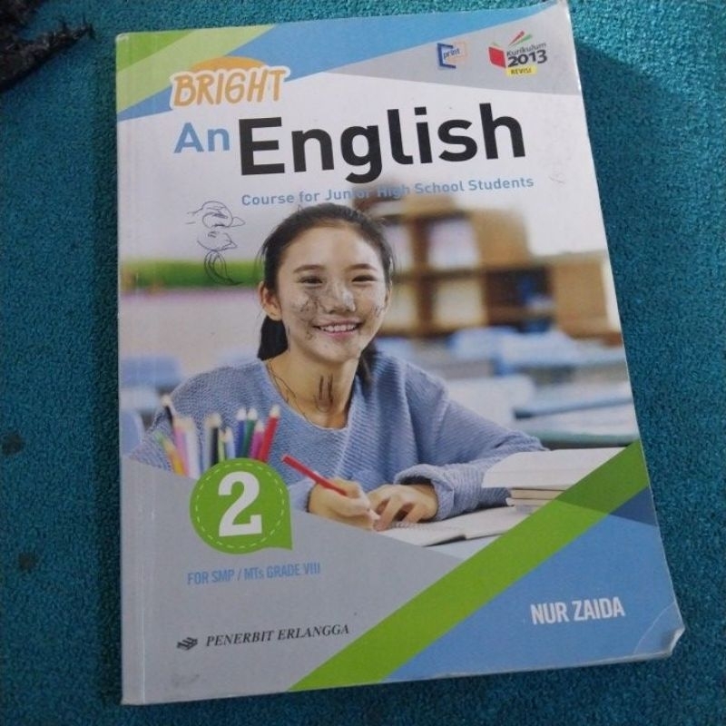 Jual Buku Bahasa Inggris English Kelas 8 Erlangga | Shopee Indonesia