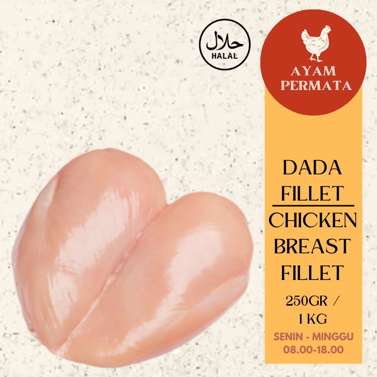 Jual Dada Ayam Fillet Boneless Fresh Chicken Breast Daging Filet Frozen Kg Halal Nkv Broiler