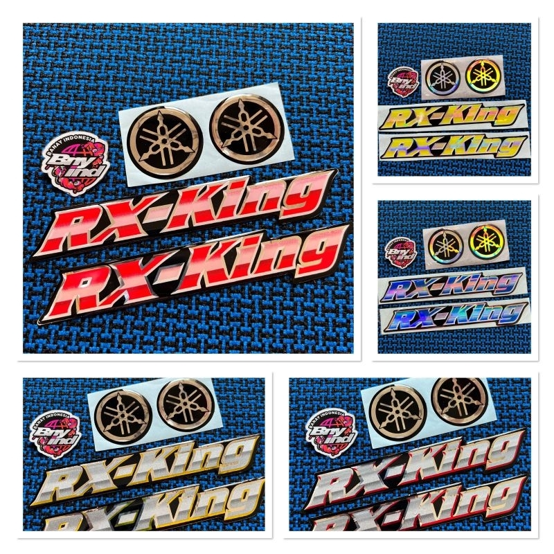 Jual Sticker Stiker Emblem RX KING Timbul | Shopee Indonesia