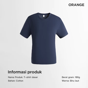 (Cuci Gudang Besar Besaran!)Kaos Polos Pria Kaos Cowok Kaos Oblong Tebal Kaos Lengan Pendek