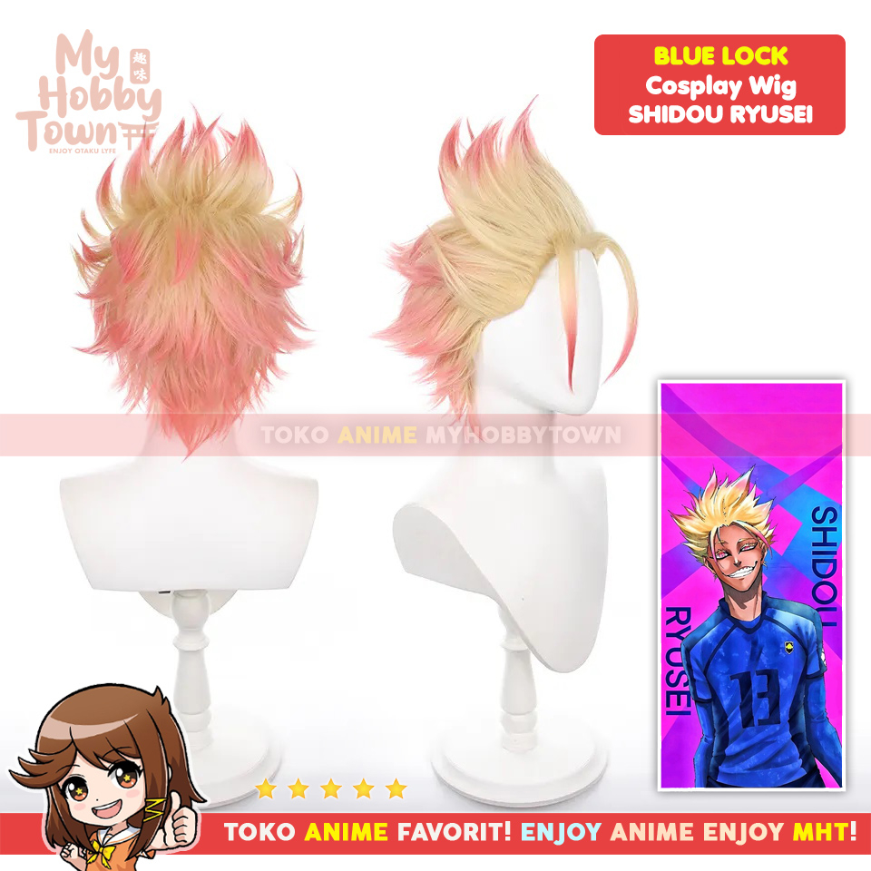 Jual Wig Cosplay Anime Blue Lock : Shidou Ryusei Rambut Palsu | Shopee ...