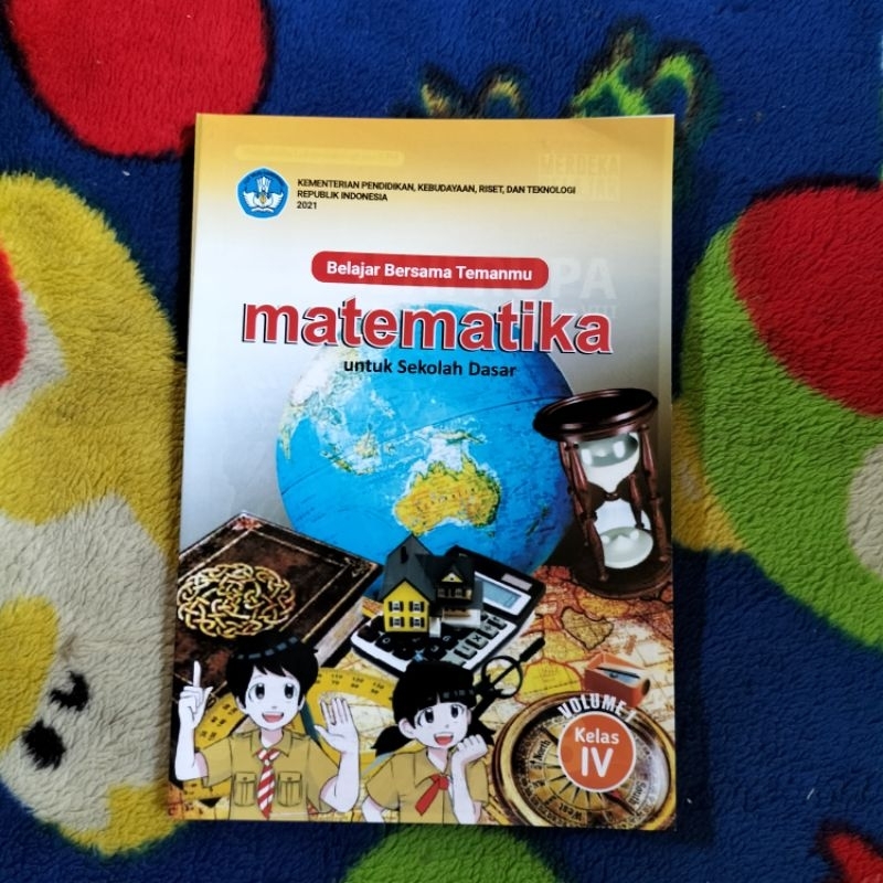 Jual ORIGINAL BUKU MATEMATIKA KELAS 4 SD VOL 1 2 KURIKULUM MERDEKA ...