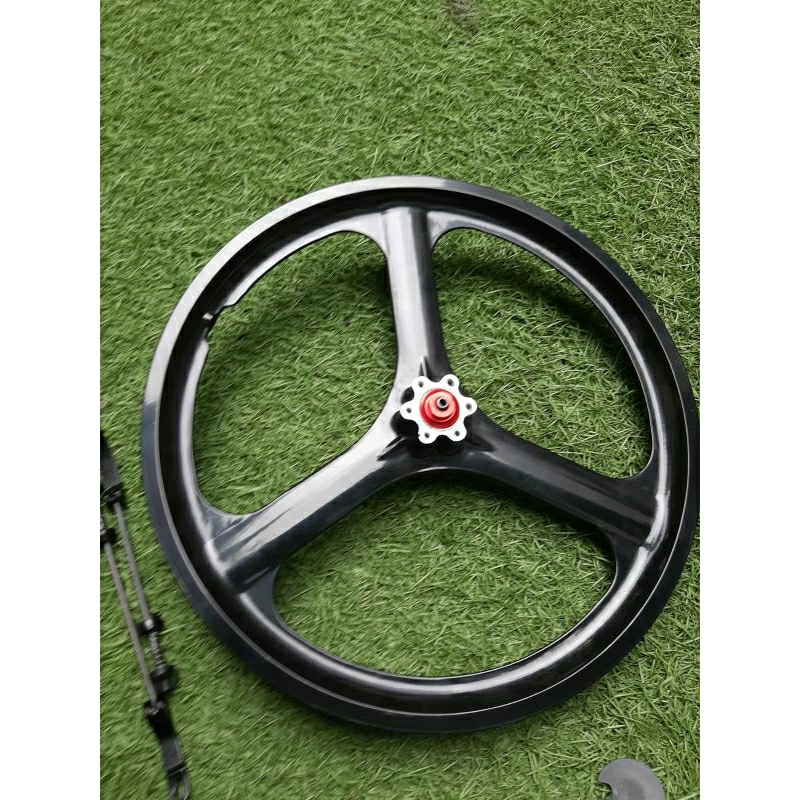 Jual velg racing alloy sepeda lipat 16inch spoke 3 (sepasang) | Shopee ...