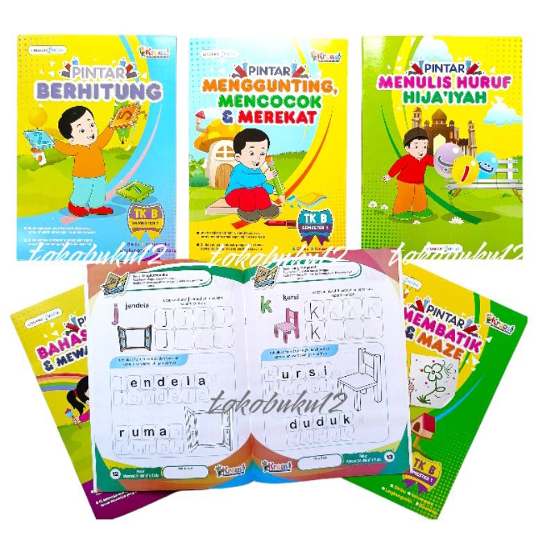 Jual Buku Paket Besar TK B Smt 1 Dan 2 - Lm | Shopee Indonesia