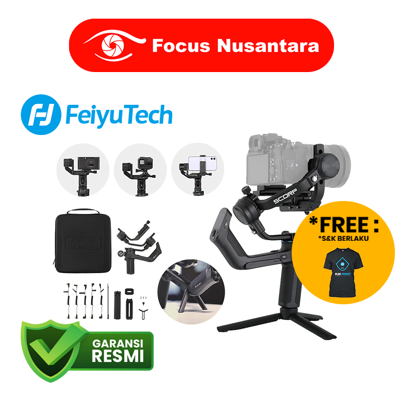 Jual FEIYUTECH Scorp Mini 3-Axis Handhleld Gimbal Stabilizer | Shopee ...