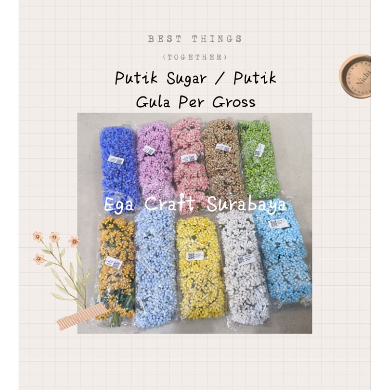 Jual Putik Sugar / Putik Gula Per Gross ( 12ikat ) | Shopee Indonesia