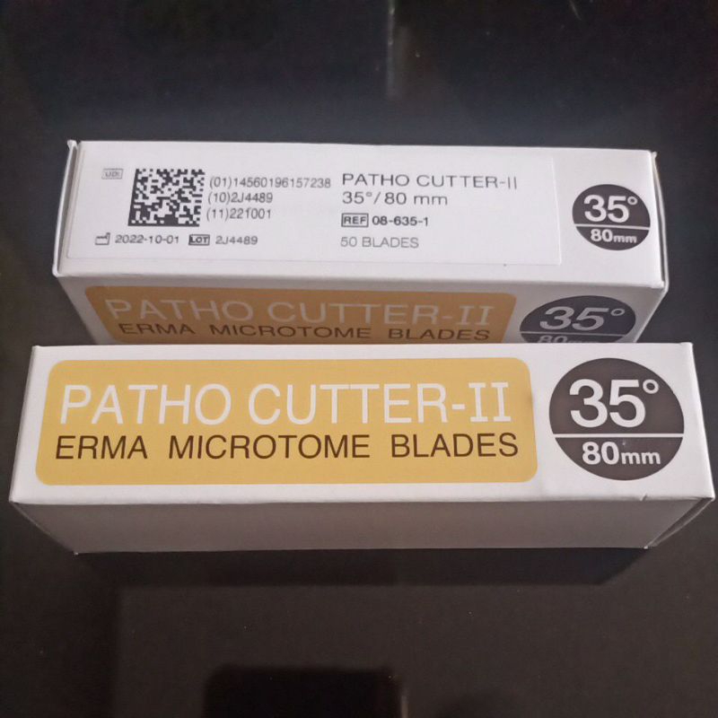 Jual Microtome Blade PATHO CUTTER-II by ERMA Pisau Mikrotom | Shopee ...
