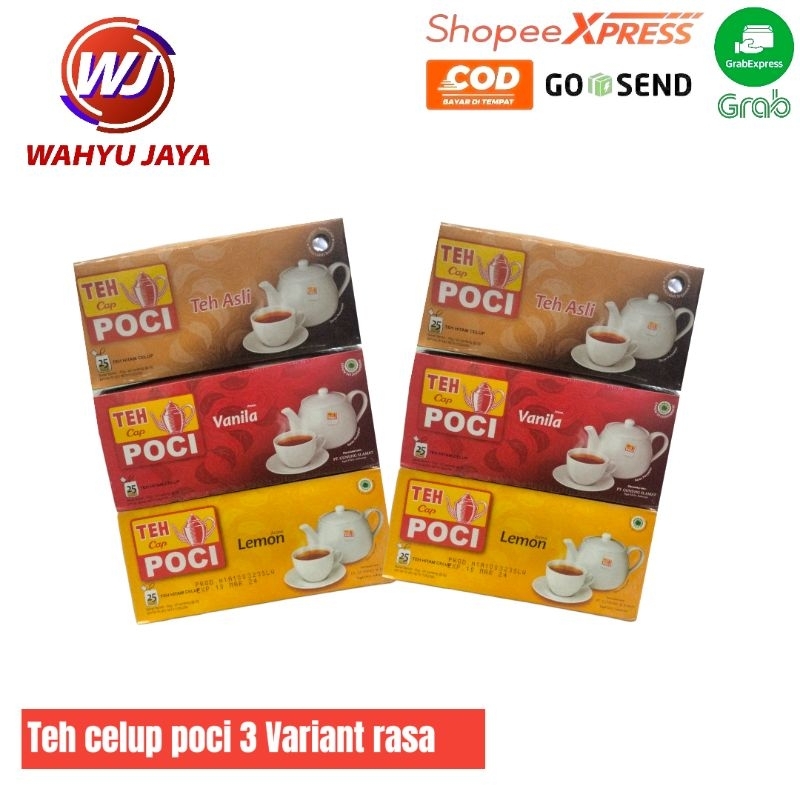 Jual Teh Celup Poci 25s 3 Variant Rasa 